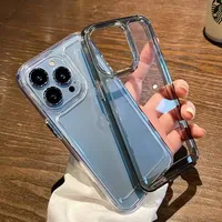جراب Armo شفاف للصدمات لهاتف iPhone ، غطاء حماية شفاف للهاتف الفاخر ، 15 ، 14 ، 13 ، 12 ، 11 برو ماكس ، 7 ، 8 بلس ، XR ، XS ، X - Image 4